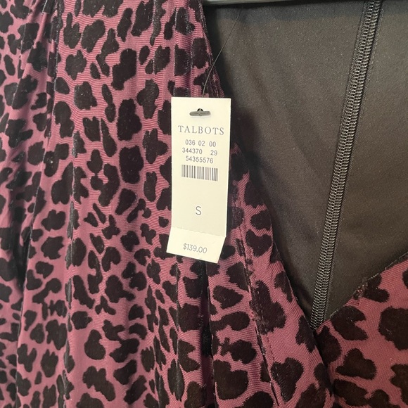 TALBOTS Patterned Wrap Dress - Picture 2 of 11